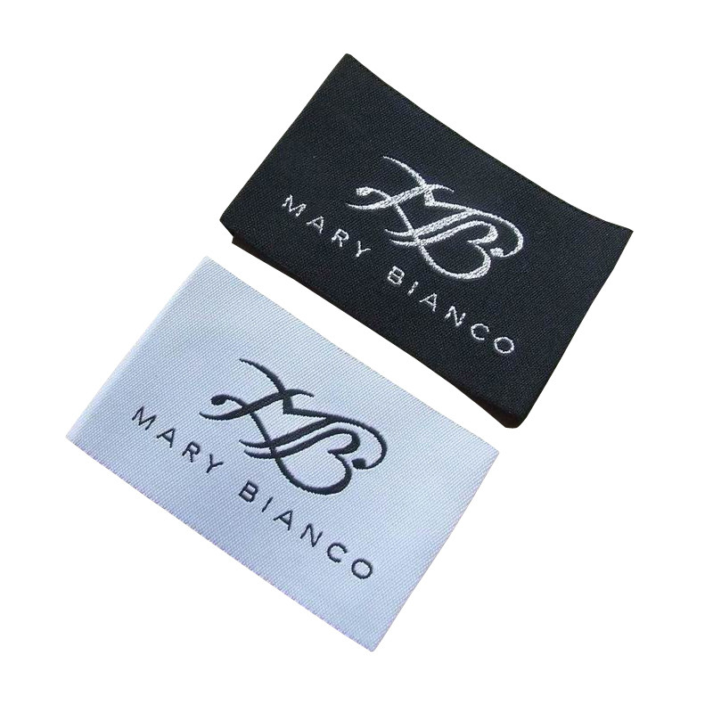 custom brand name labels for clothes woven label garment sewing label tags factory