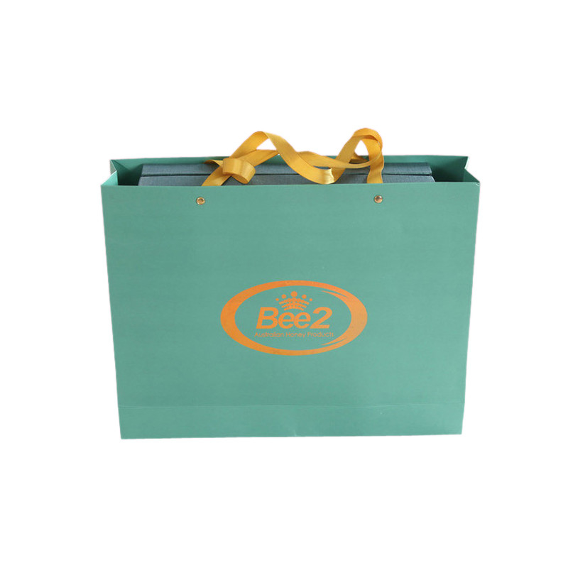 Custom Printed Promotional Paper Gift Packaging Bags Wholesale with Hologram Logo