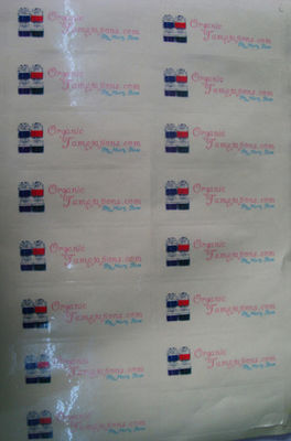 custom printing colorful plastic clear stickers in bulk with matt finishing
